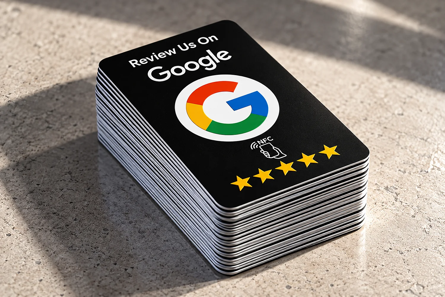 Pack de tarjetas NFC de reseñas